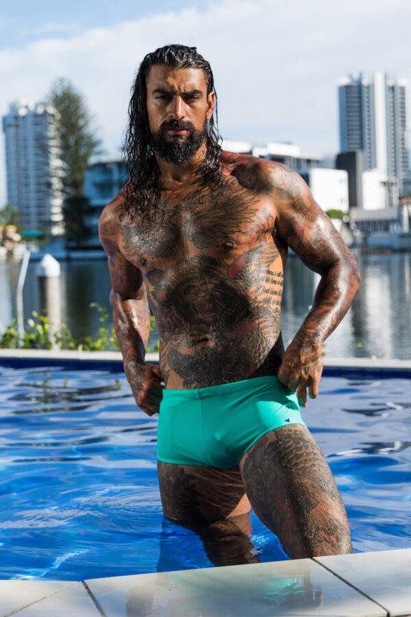 Bondi Spots Green 007 Trunk 07