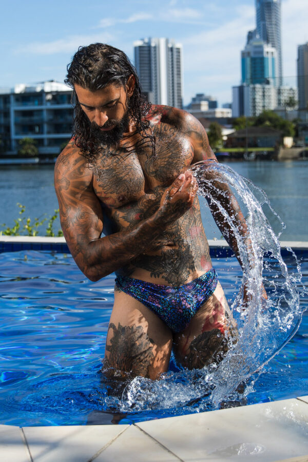 Coral Coast Leopard BluePurple 005 Thong 09